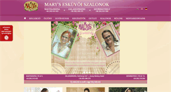 Desktop Screenshot of marys.hu