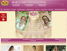 Tablet Screenshot of marys.hu